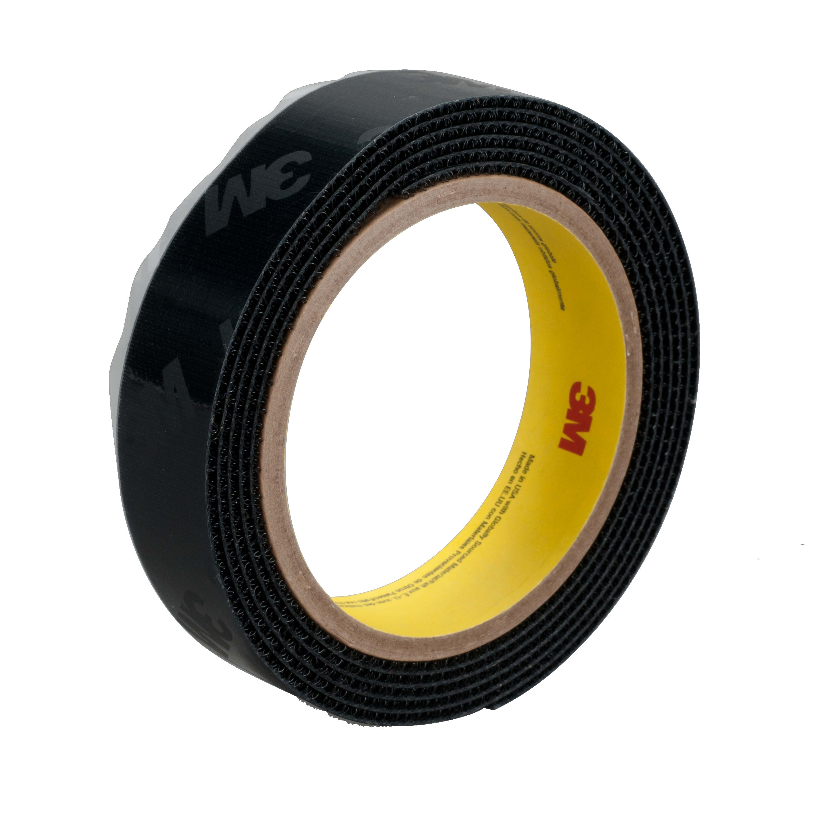 3M - Sistema di fissaggio 3M™ SJ3572, Hook, Nero, 25 mm x 45.7 m, 3.8 mm