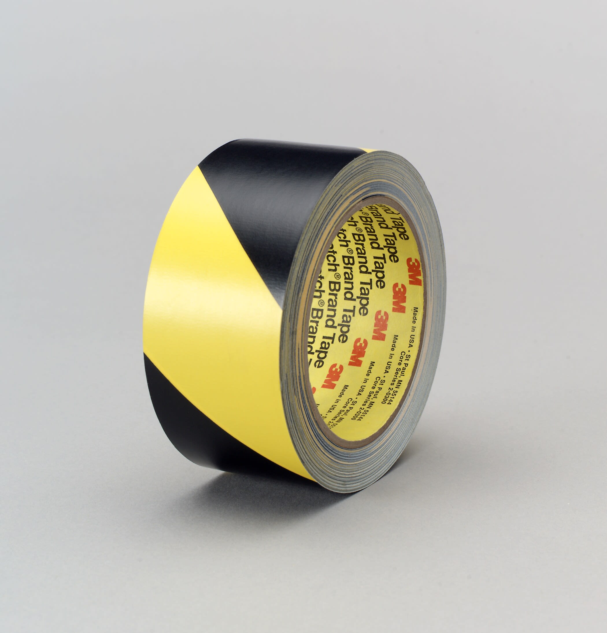 3M - Nastro per segnaletica di sicurezza 3M™ 5702, Nero/Giallo, 50 mm x 33 m, 0.14 mm