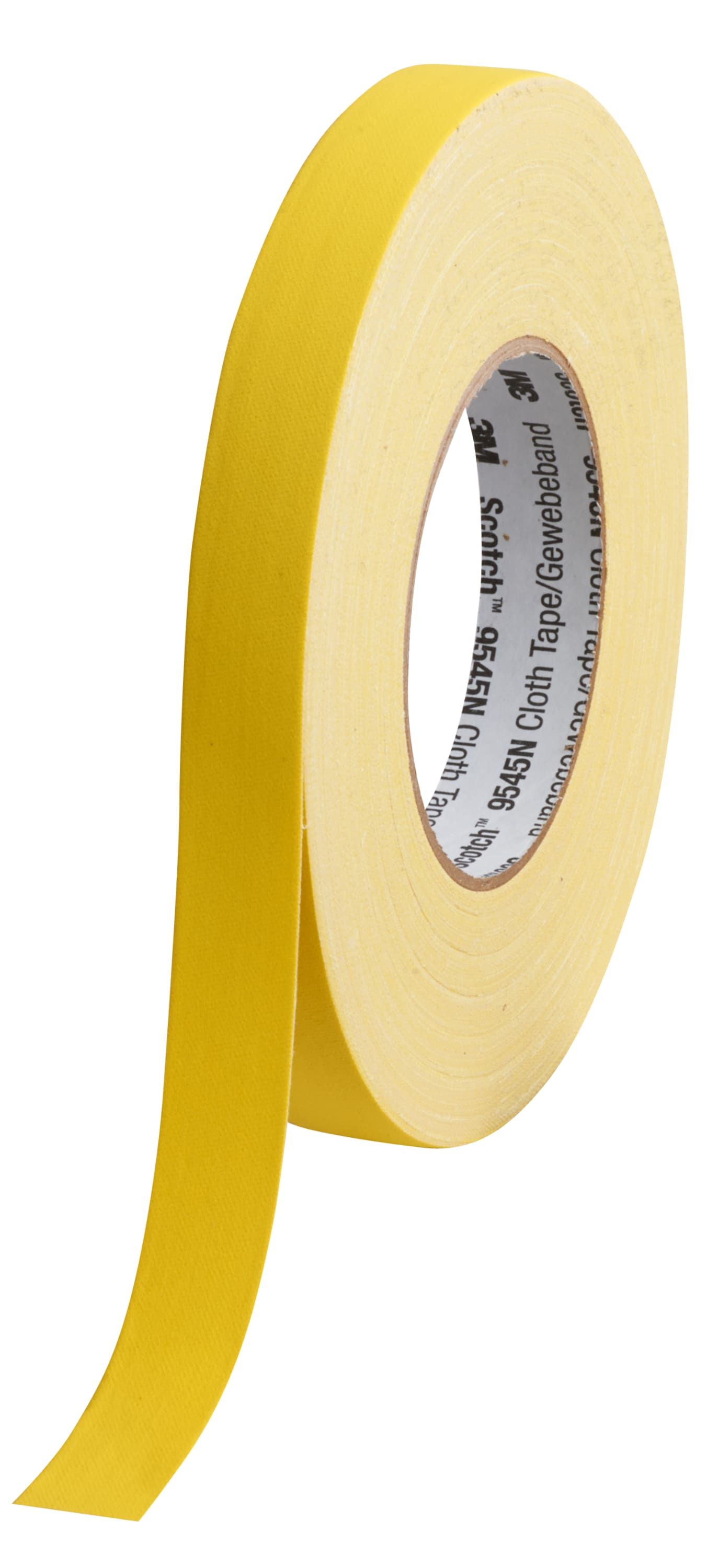 3M - Nastro in stoffa Scotch® 9545N, giallo, 19mm x 50m