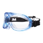 3M - 3M™ Fahrenheit™ Occhiali a mascherina, ventilazione indiretta, antigraffio/anti-appannamento, lenti in policarbonato trasparente, 71360-00011, 10/confezione