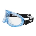 3M - 3M™ Fahrenheit™ Occhiali a mascherina, ventilazione indiretta, antigraffio, lenti in policarbonato trasparente, 71360-00012, 10/confezione