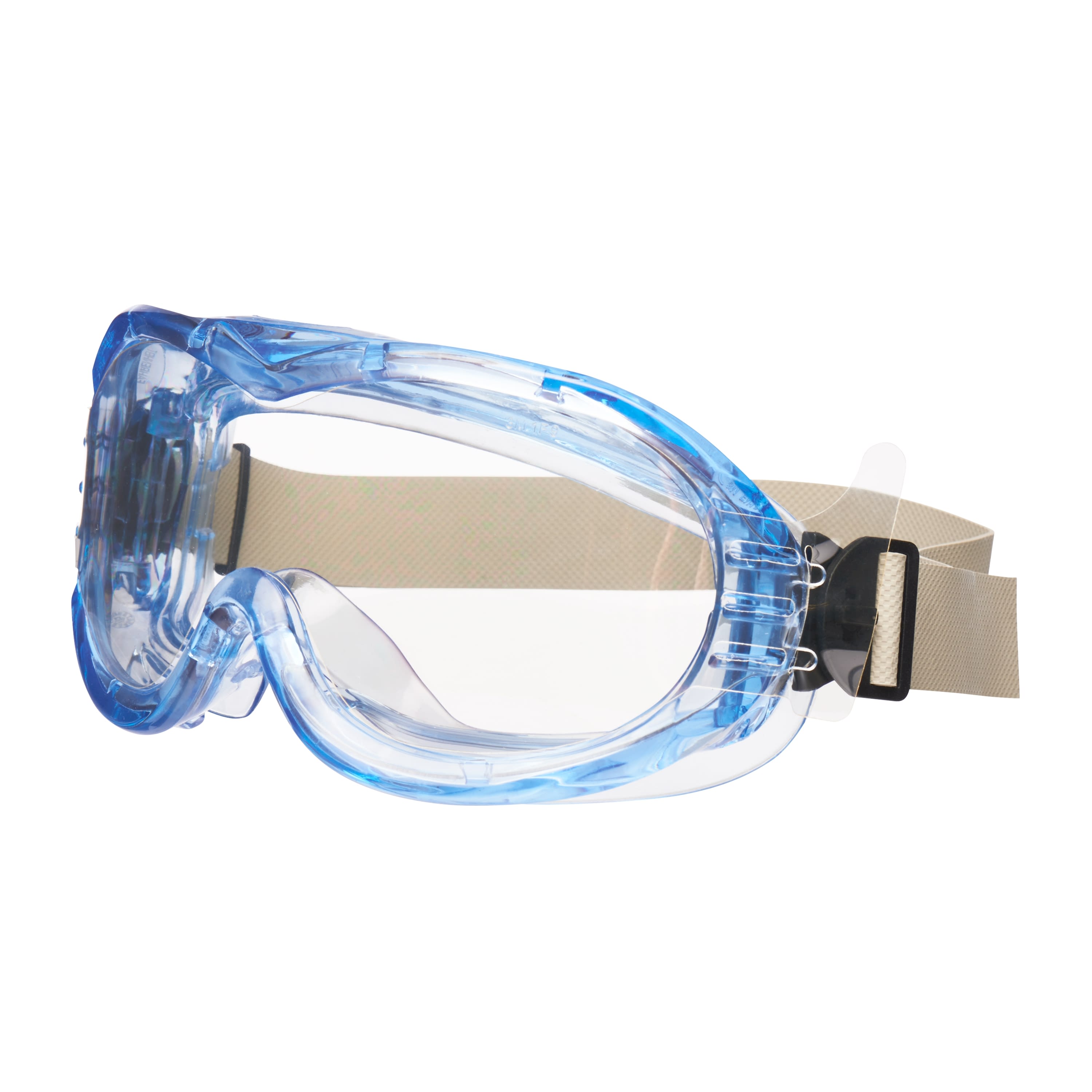 3M - 3M™ Fahrenheit™ Occhiali a mascherina, T-N-Wear , ventilazione indiretta, bardatura temporale in neoprene, anti-appannamento, lenti in acetato trasparenti, 71360-00013, 10/confezione