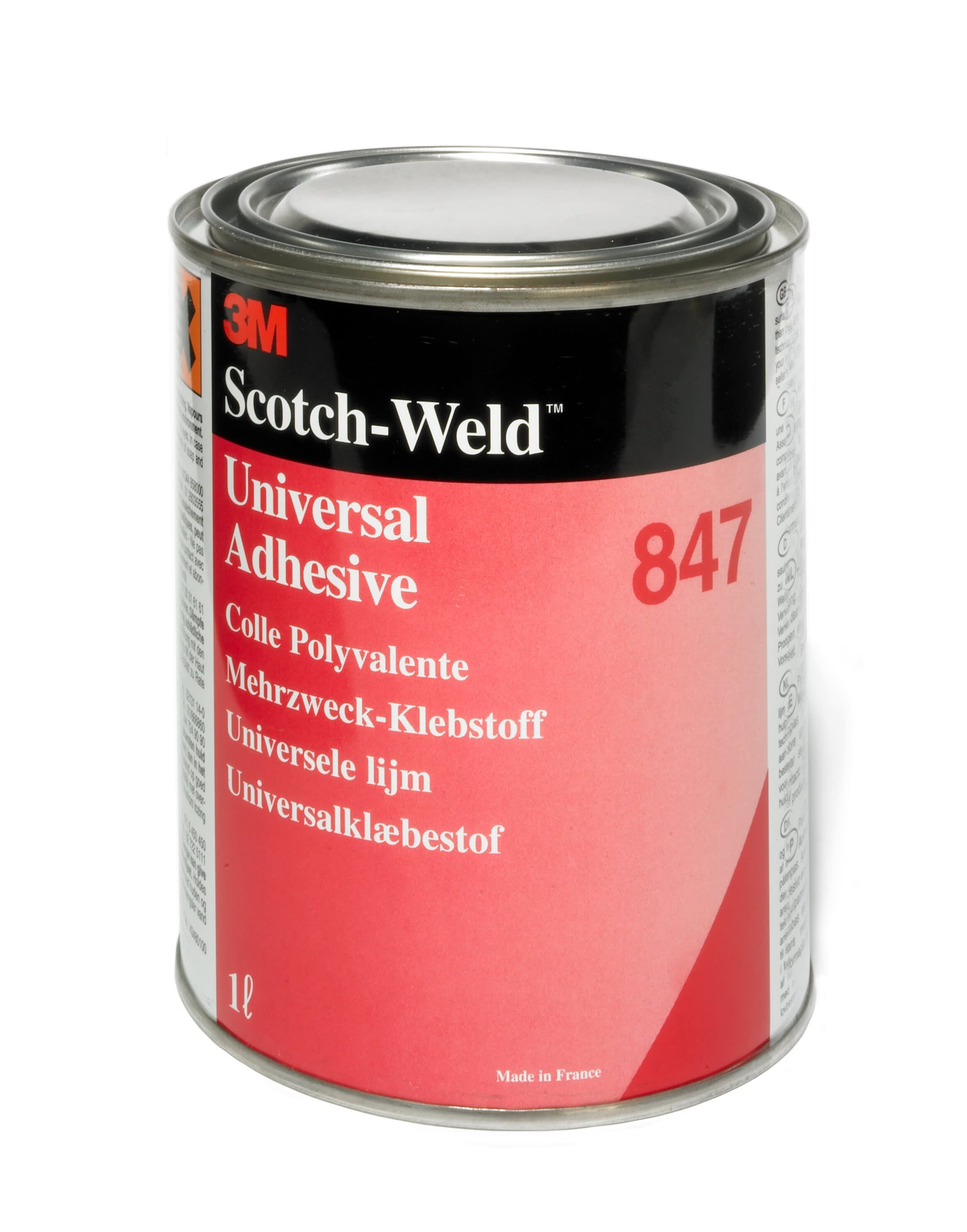 3M - Adesivo nitrilico per gomma e guarnizioni ad alte prestazioni 3M™ 847, Marrone, 1 L