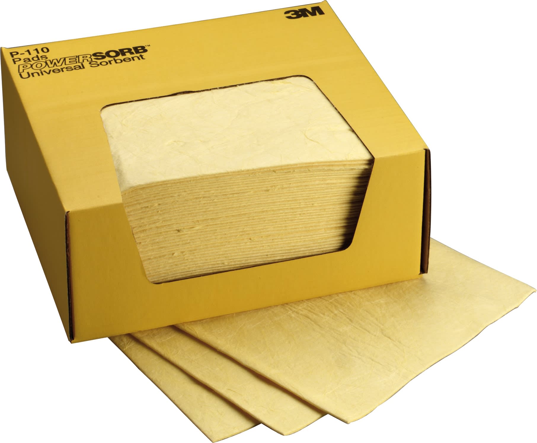 3M - 3M™ Fogli per Contenimento Sversamenti di Liquidi Pericolosi P-110, 280 mm x 330 mm, 200/Confezione