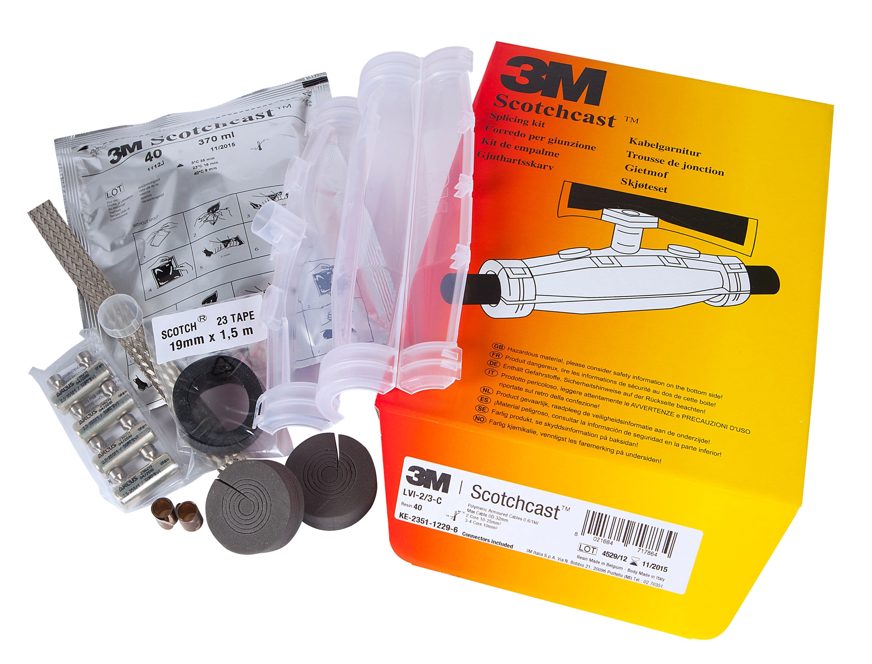 3M - Kit per giunture in resina 3M™ Scotchcast™ LVI-0/4