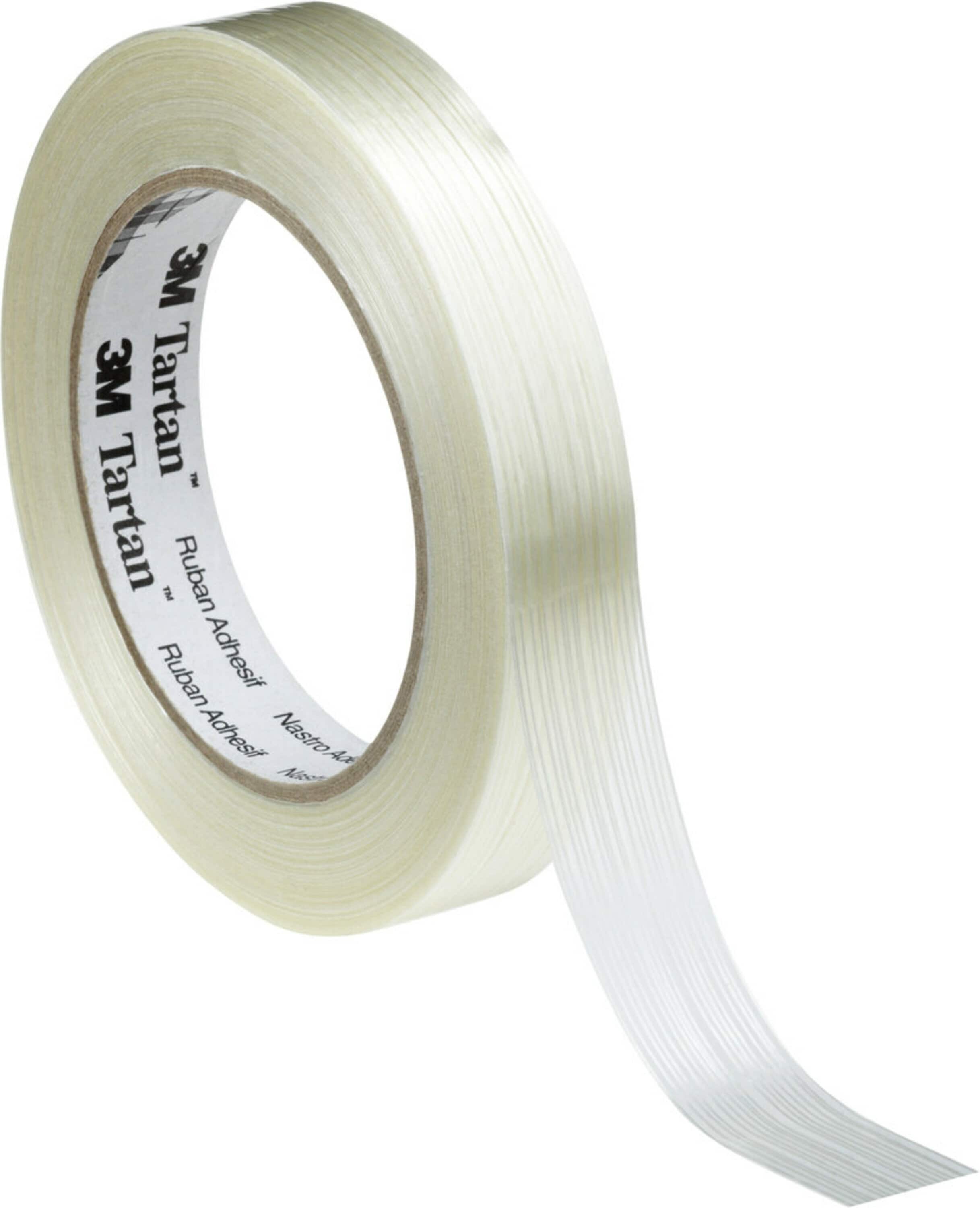 3M - Nastro rinforzato Tartan™ 8953, Trasparente, 50 mm x 50 m, 0.1 mm