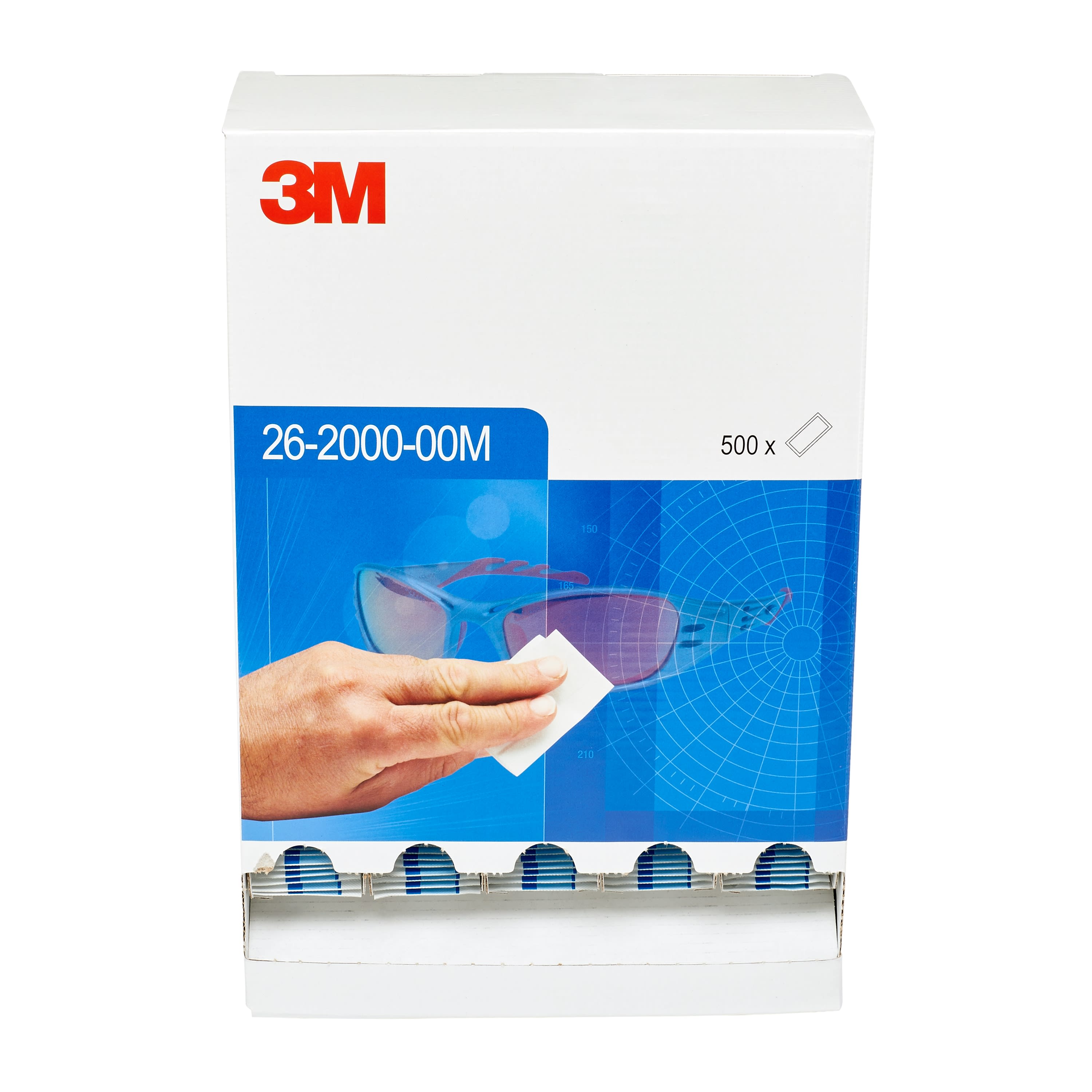 3M - 3M™ Dispenser fazzolettini monouso per lenti, 26-2000-00, 500/monouso