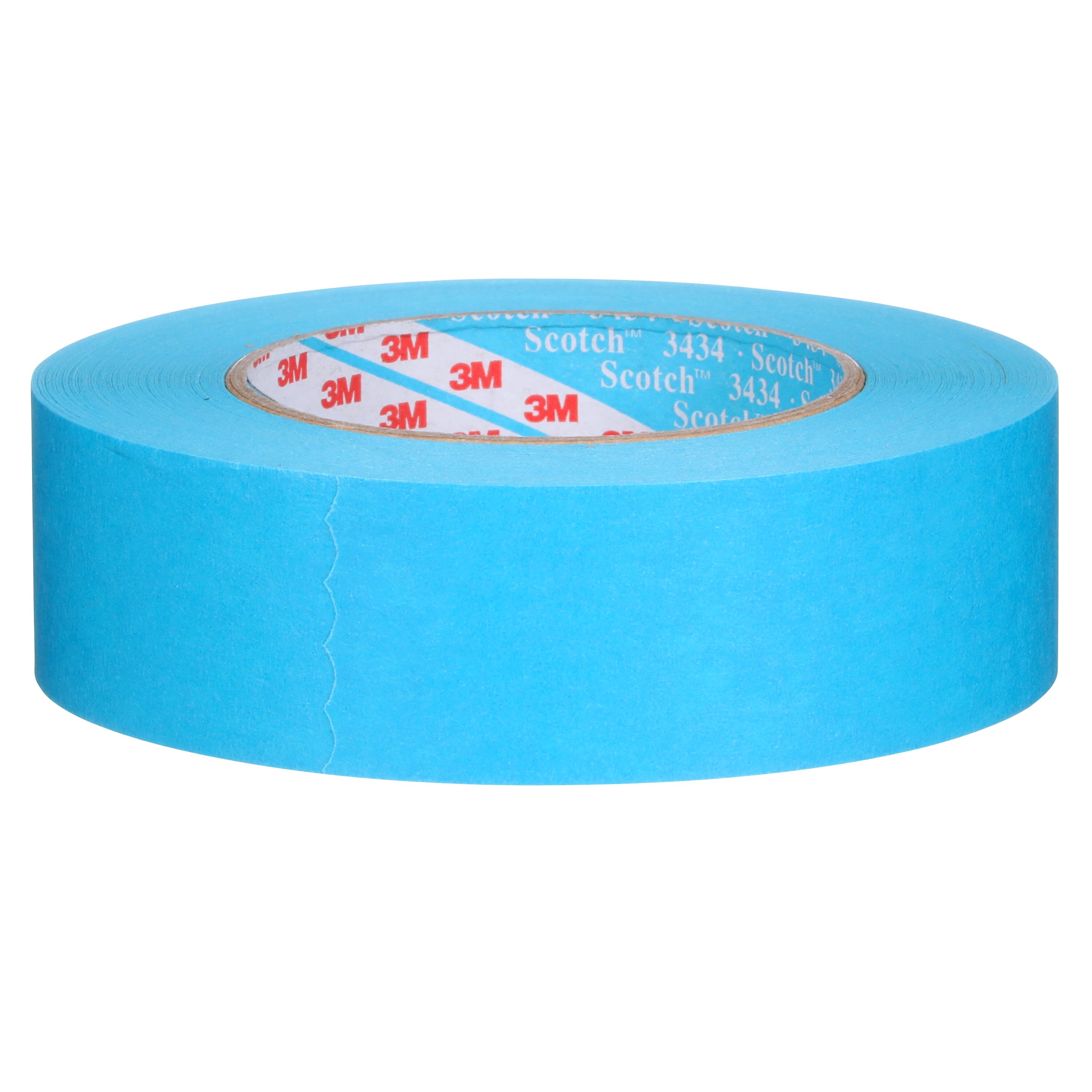 3M - Nastro per mascheratura ad alte prestazioni Scotch® 3434, blu, 36 mm x 50 m, 07898