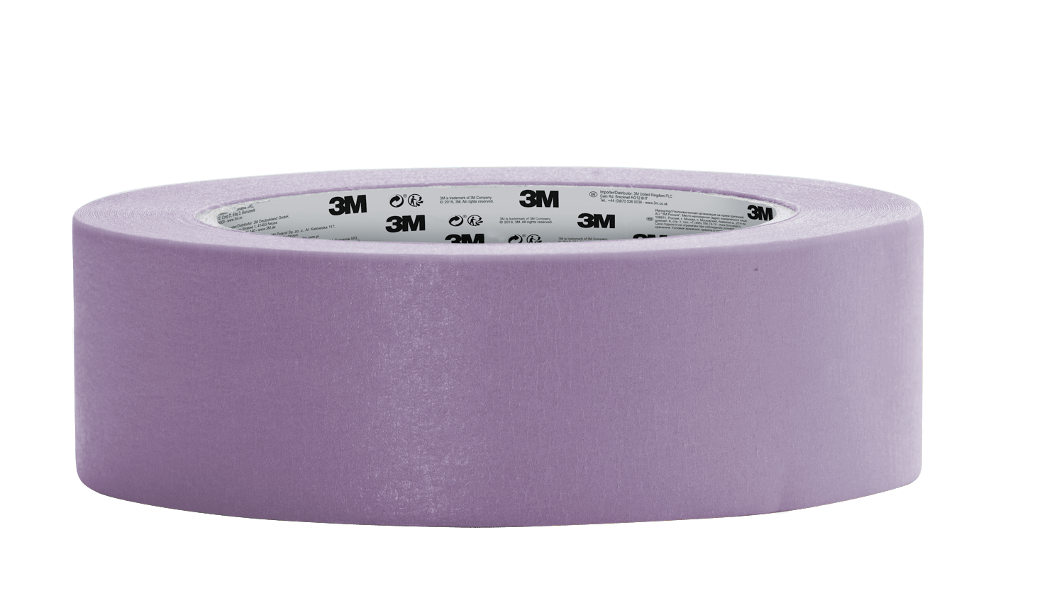 3M - Nastro di mascheratura 3M™ 2071, delicato, viola, 18mm x 50m, 1 Rotolo/Confezione