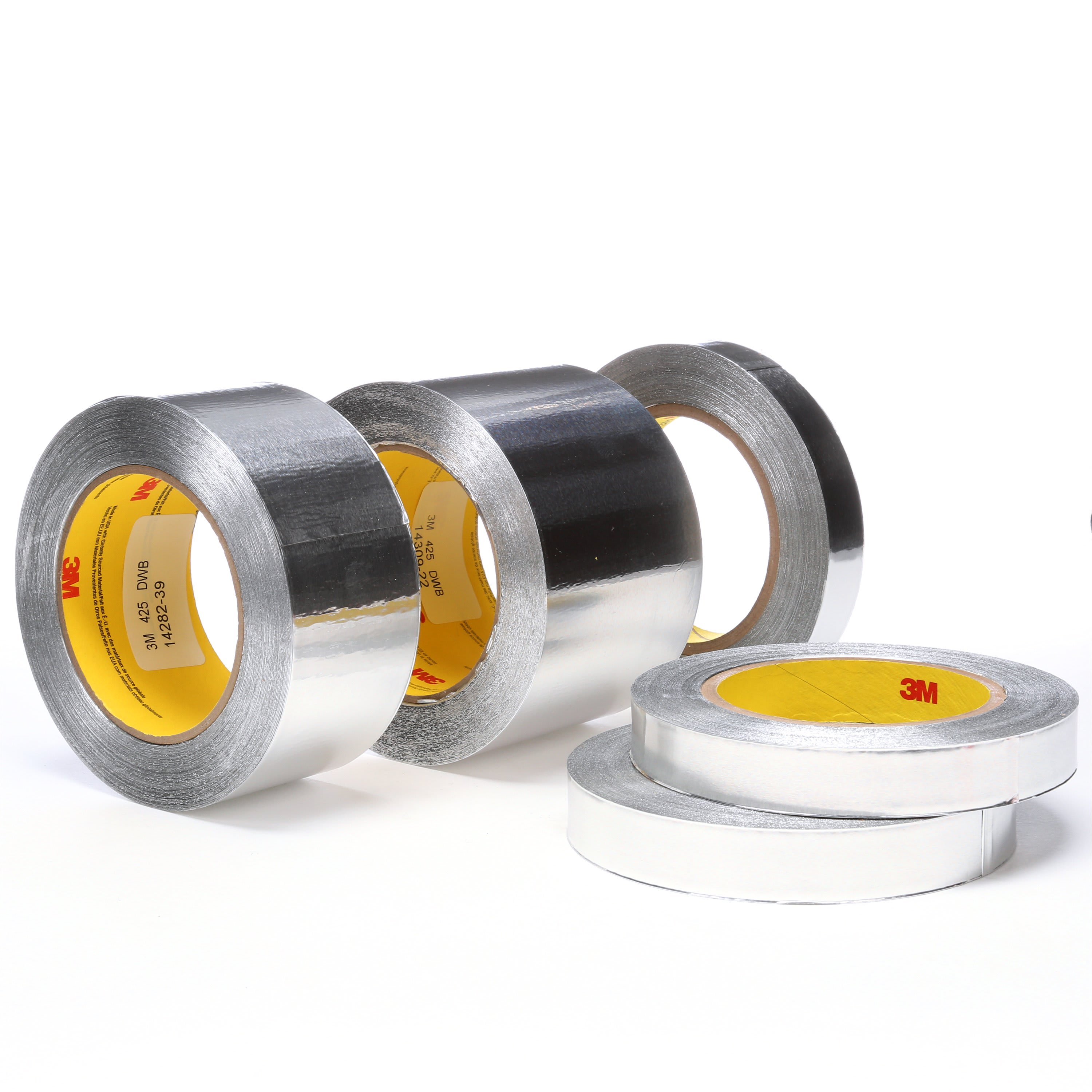 3M - Nastro in alluminio 3M™ 425, Argento, 150 mm x 55 m, 0.12 mm