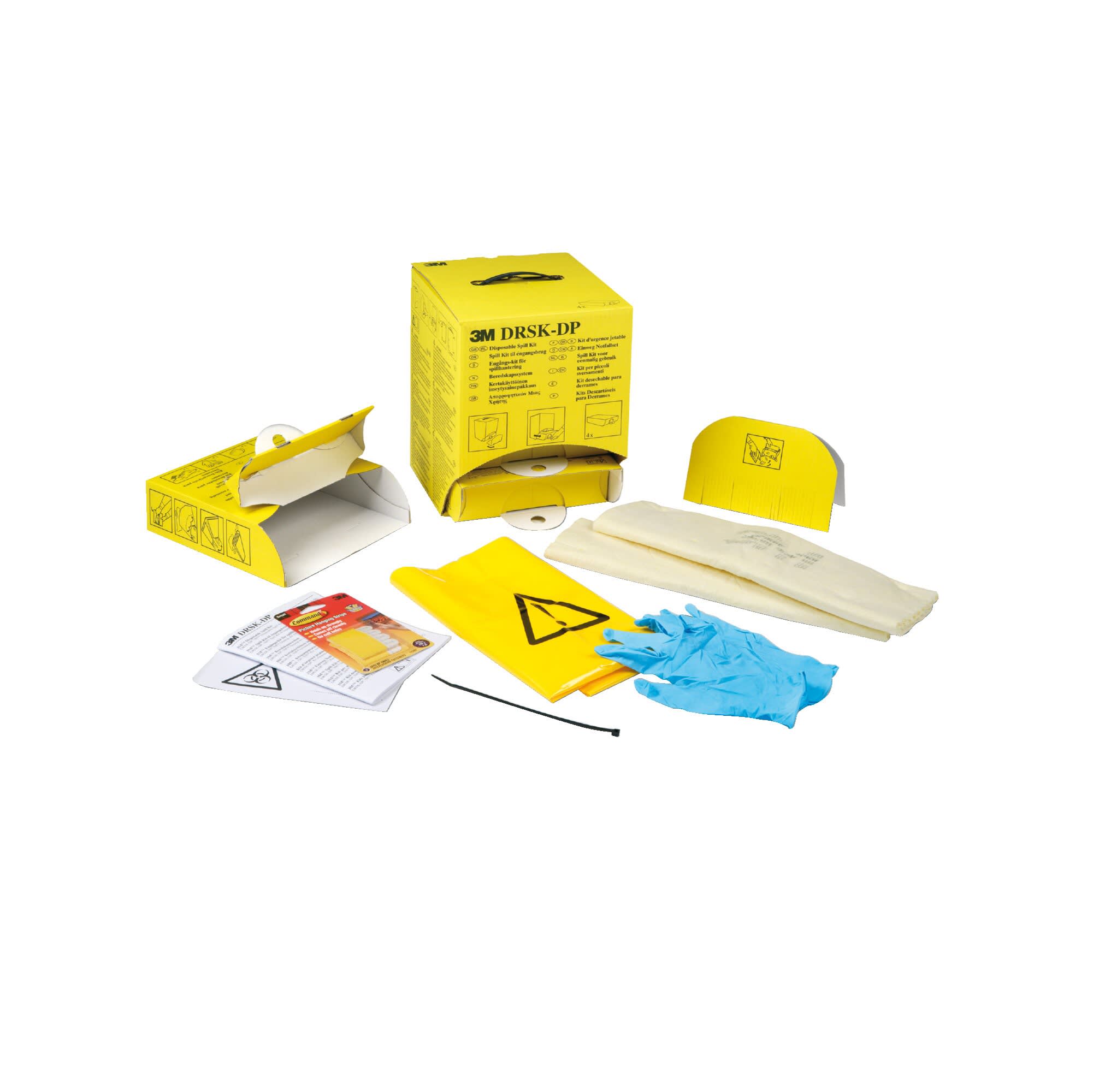 3M - 3M™ Kit Contenimento Sversamenti di Liquidi Pericolosi DRSK-DP, 12/Confezione