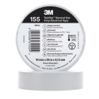 3M - 3M™ Temflex™ Nastro isolante in vinile 155, Bianco, 19 mm x 20 m