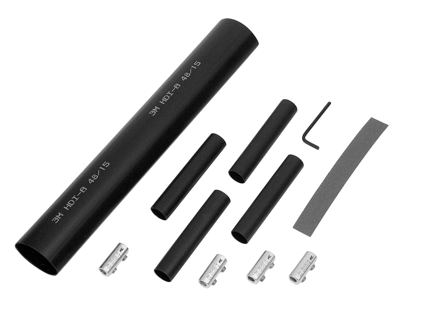 3M - Kit di giunzione manicotto in linea termoretraibile 3M™ 91-AH, 5 x 6 mm² -5 x 16 mm²
