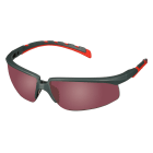 3M - 3M™ Solus™ serie 2000, S2024AS-RED, stanghette grigie/rosse, lenti rosse specchiate e antigraffio, 20/confezione