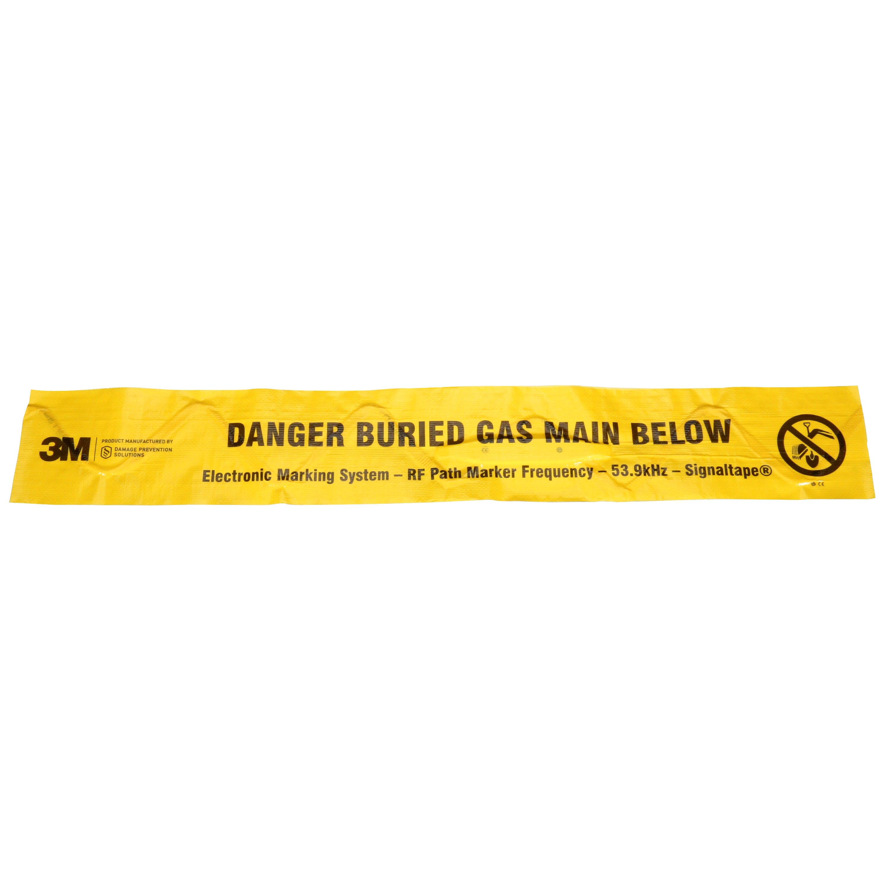 3M - 3M™ Nastro di segnalazione EMS (sistema di marcatura elettronica) 7905-XT, giallo, 152 mm, gas, 152 m, 1 confezione/scatola