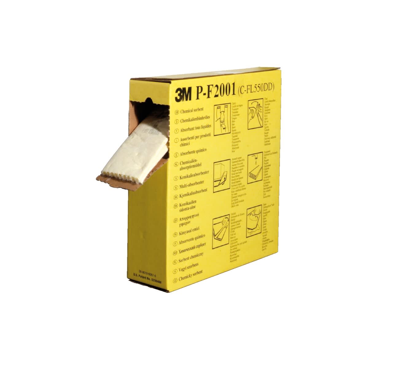 3M - 3M™ Dispenser Multiformato per Contenimento Sversamenti di Idrocarburi P-F2001, 120 mm x 15.2 m, 3/Confezione