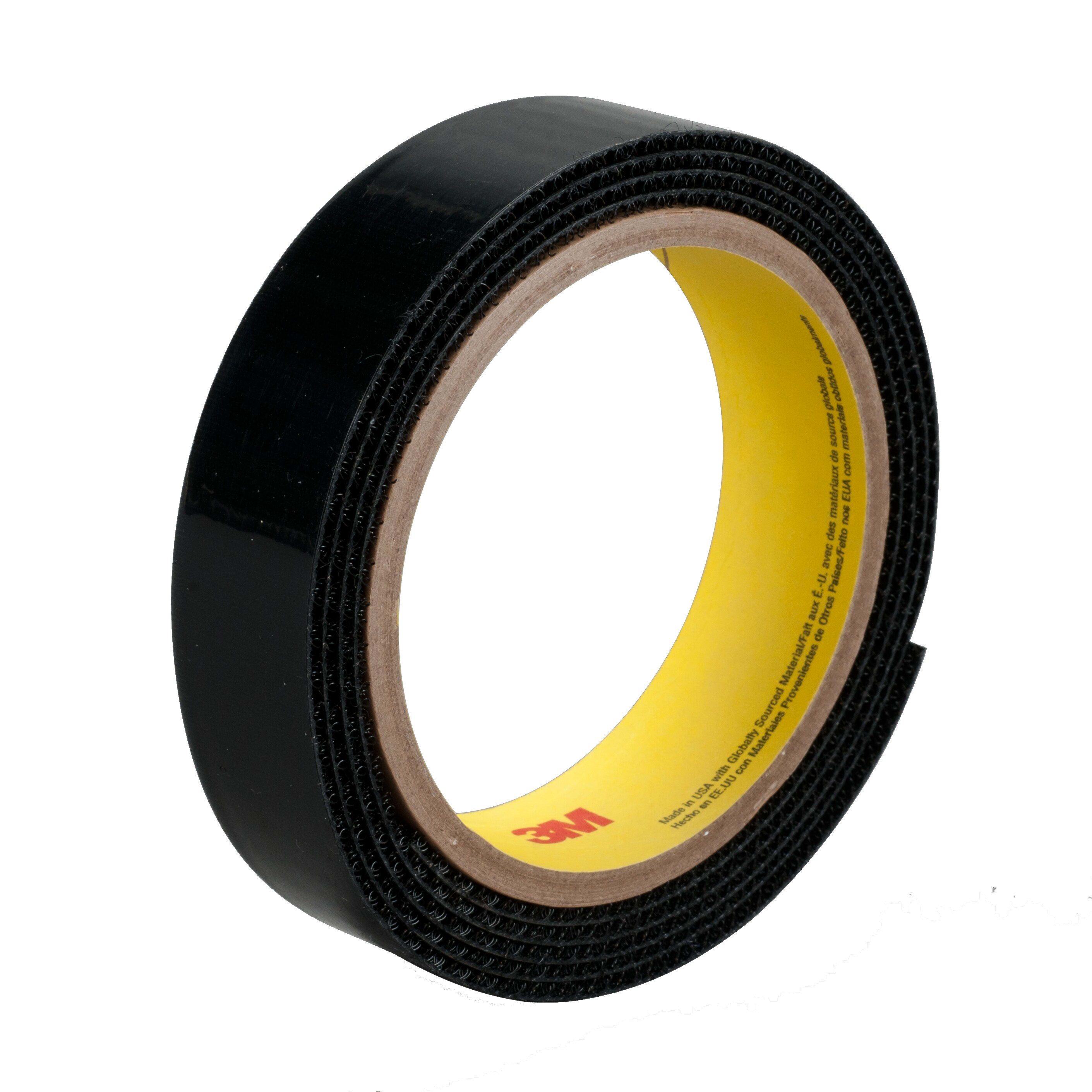 3M - Sistema di fissaggio 3M™ SJ3527N, Loop, Nero, 25 mm x 45.7 m, 4.4 mm