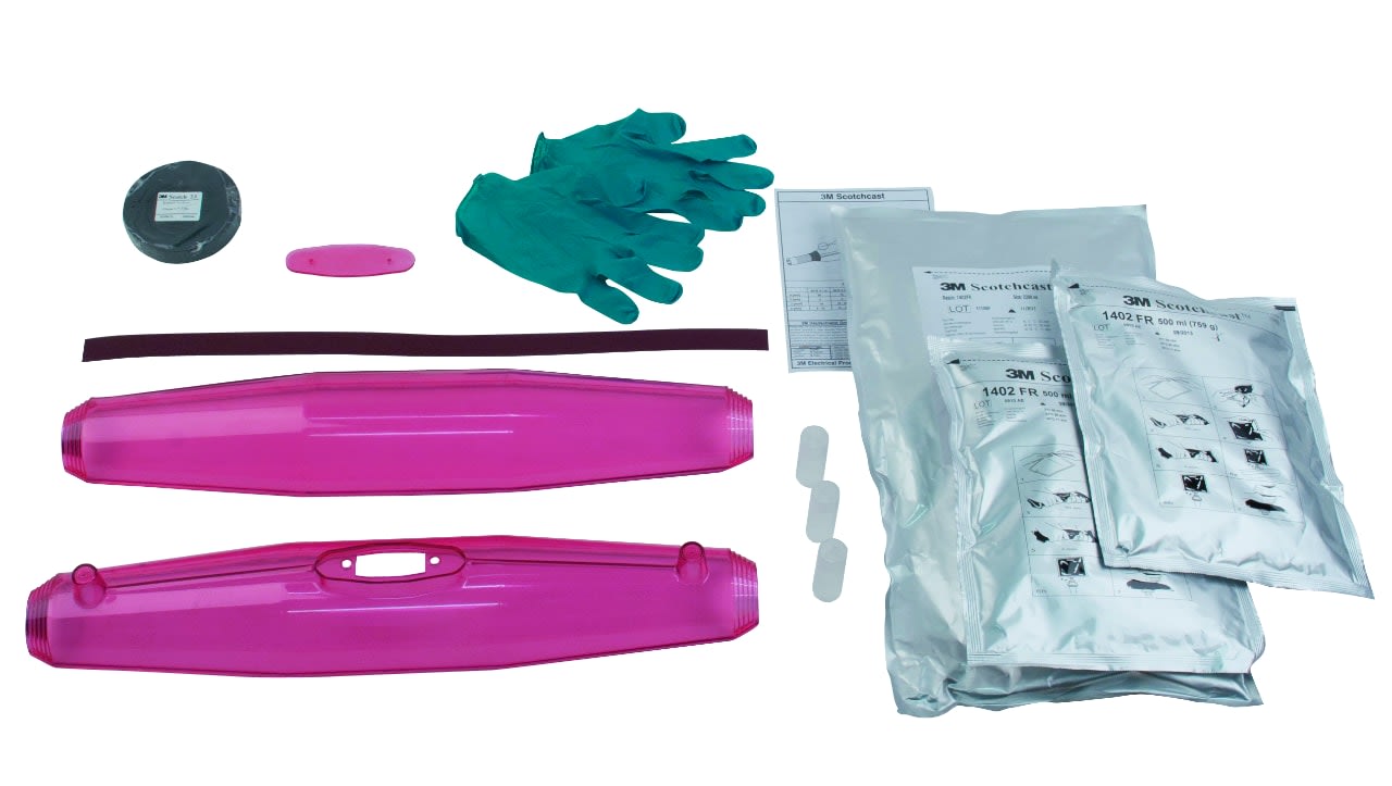 3M - Kit in resina 3M™ Scotchcast™ FR serie 92-NAU dimensione A3, 1 kV. 7000092578