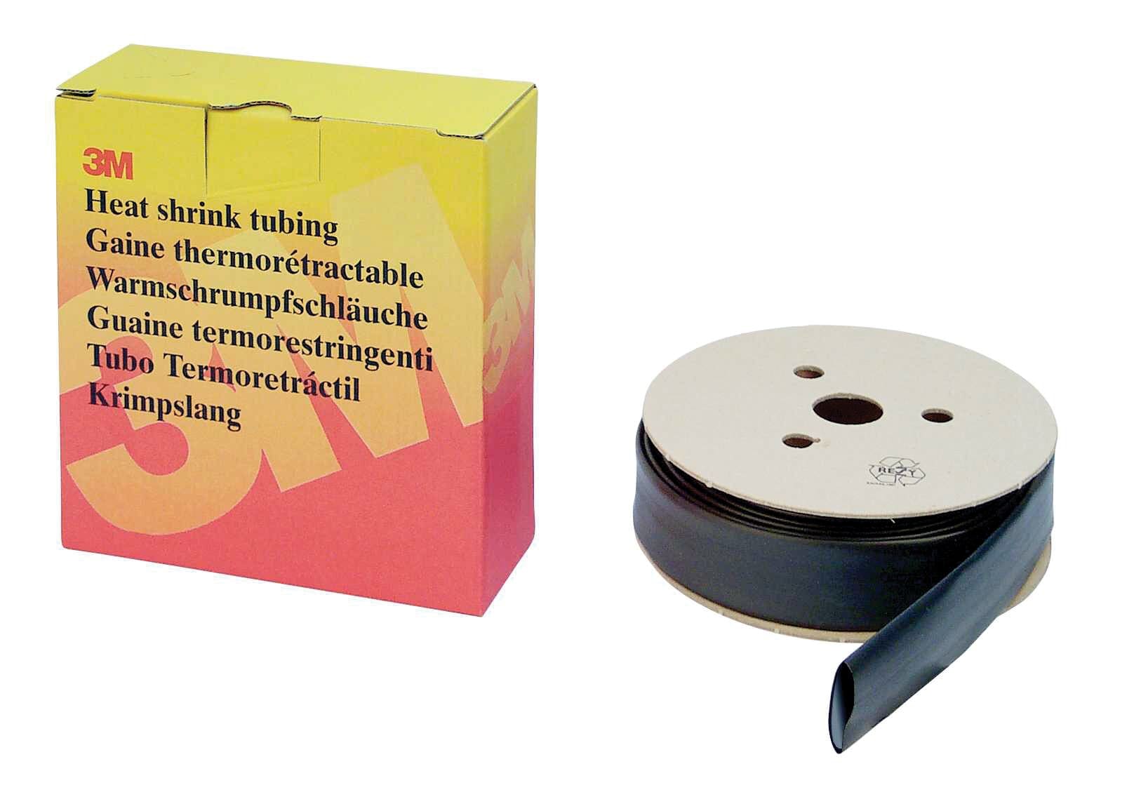 3M - Guaina termorestringente 3M™ HSR 19,0/9,5 mm nero, dispenser da 5mt