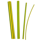 3M - Guaina termorestringente 3M™ GTI-3000, poliolefina, 18.0/6.0 mm, giallo/verde, Spezzone da 1 m