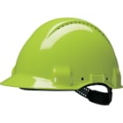 3M - Elmetto 3M™, Uvicator, blocco su perno, ventilato, fascia antisudore in pelle, alta visibilità, G3000DUV-GB