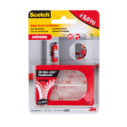 3M - Sistema di fissaggio Scotch™ Extreme formato 25 mm x 75 mm, colore trasparente. 2,5 kg 7100083022