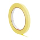 3M - Nastro isolante in film di poliestere 3M™ 56, colore giallo, adesivo in gomma termoindurente, pretagliato 9 mm x 66 m