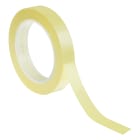 3M - 3M™ Nastro elettrico in poliestere 1350F-1, MC12, colore giallo, adesivo acrilico, pretagliato 19mm x 66mt - confezione 12 rotoli