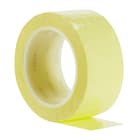 3M - 3M™ Nastro elettrico in poliestere 1350F-1, colore giallo, adesivo acrilico, pretagliato 50mm x 66mt - confezione 4 rotoli