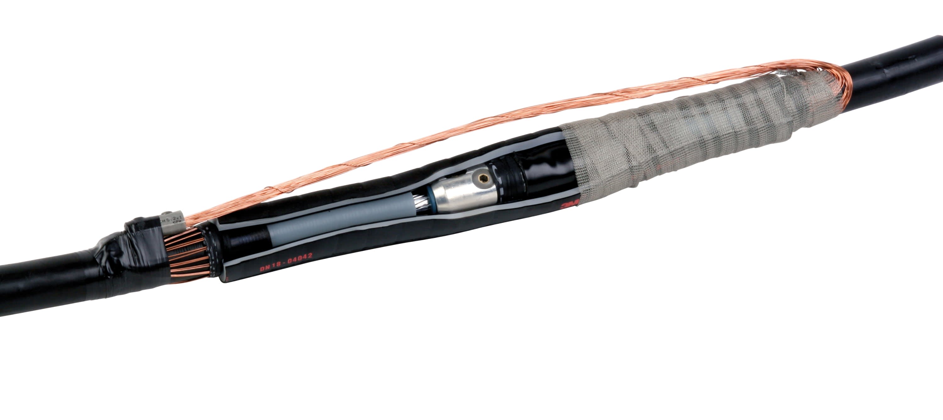 3M - Kit per giuntura a medio voltaggio retraibile a freddo 3M™ QS2000E 92-AS, 620-1, per applicazioni fino a 12 kV, Un pacco per confezione