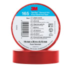 3M - 3M™ Temflex™ 165 Nastro isolante in vinile, Rosso, 19 mm x 25 m 7100184817