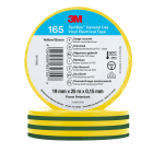 3M - 3M™ Temflex™ 165 Nastro isolante in vinile, Verde/Giallo, 19 mm x 25 m