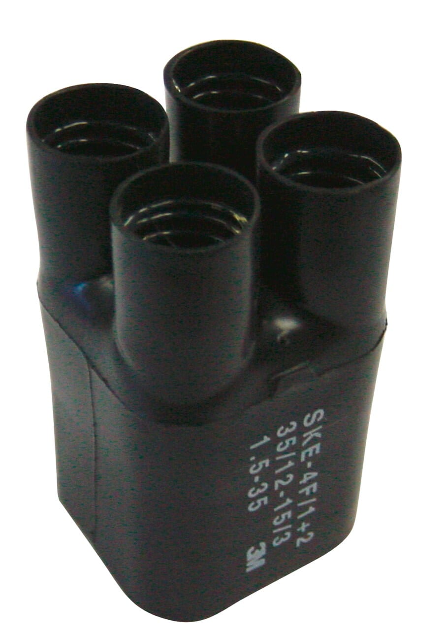 3M - 3M™ Calotta preformata termorestringete a 4 vie SKE 4F/1+2 , terminazione sezione cavi da 4-35 mm², confezione all'ingrosso da 80pz