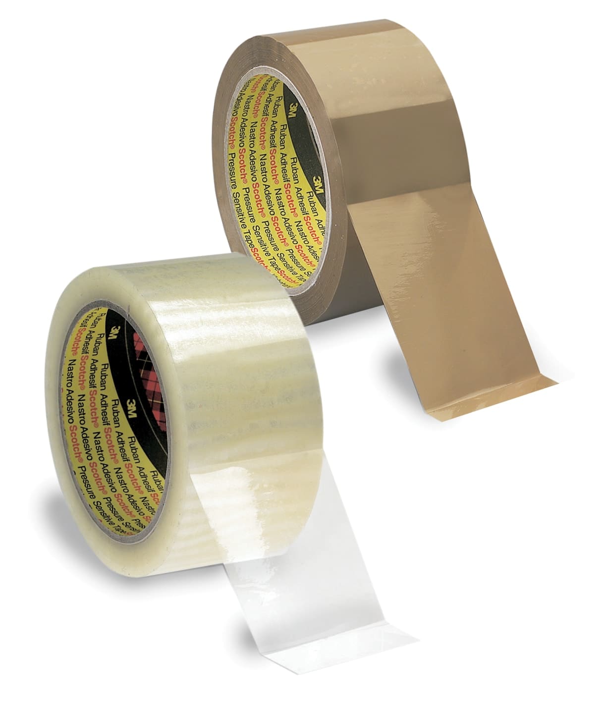 3M - Nastro da imballaggio Scotch® 371, Bianco, 50 mm x 66 m, 0.048 mm