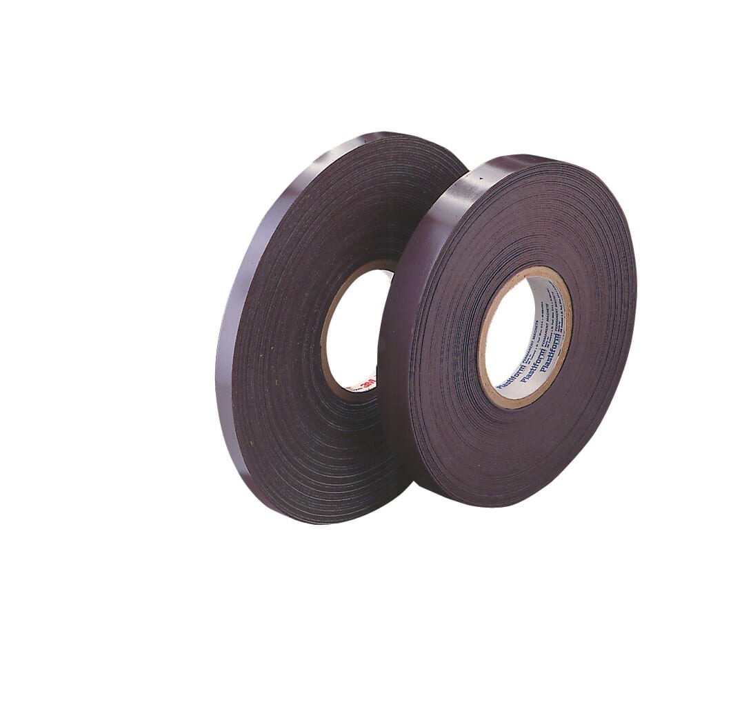 3M - 3M™ Nastro magnetico in polimero flessibile 1317, adesivo acrilico, 25 mm x 30.5 m x 1.5 mm, confezione 5 rotoli