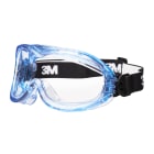 3M - 3M™ Fahrenheit™ Occhiali a mascherina, ventilazione indiretta, antigraffio/anti-appannamento, lenti in policarbonato trasparente, 71360-00011, 10/confezione