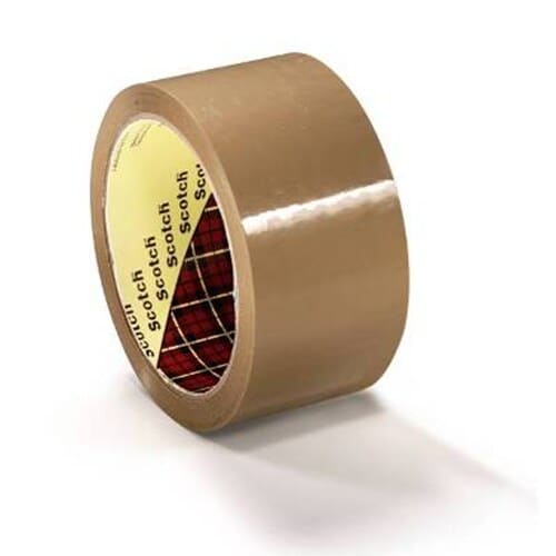 3M - Nastro da imballaggio Scotch® 371, Bianco, 50 mm x 132 m, 0.048 mm