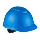 3M - Elmetto 3M™, cricchetto, ventilato, fascia antisudore in plastica, blu, H700N-BB