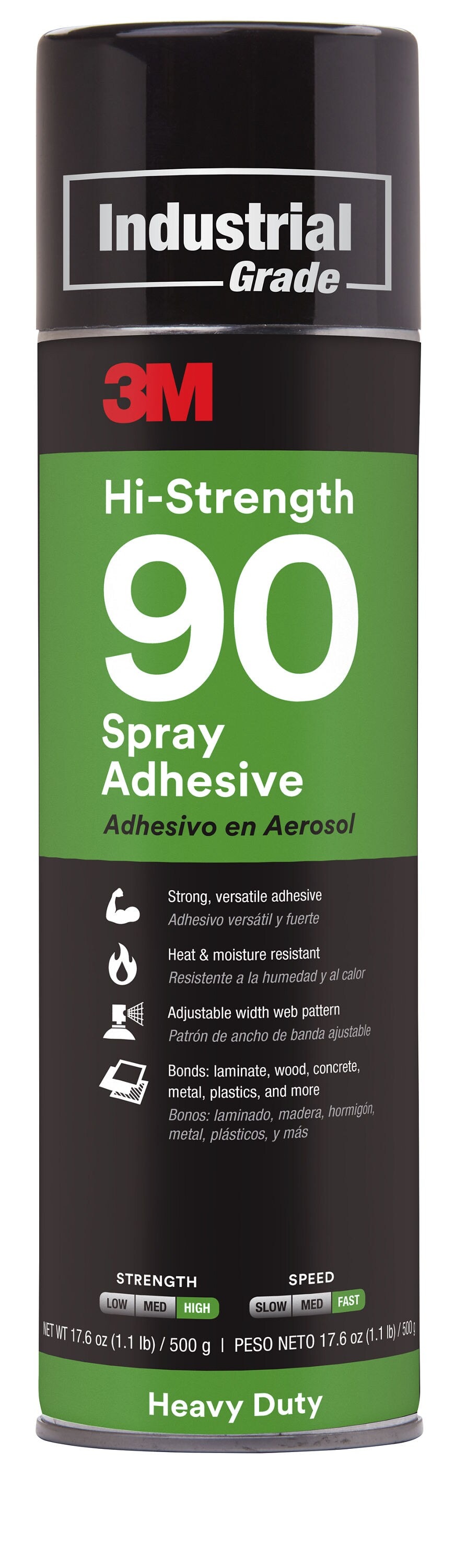 3M - Adesivo spray a elevata tenuta 3M™ 90, Trasparente, Cilindro pressurizzato, 500 ml
