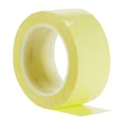 3M - 3M™ Nastro elettrico in poliestere 1350F-1, colore giallo, adesivo acrilico, pretagliato 50mm x 66mt - confezione 4 rotoli