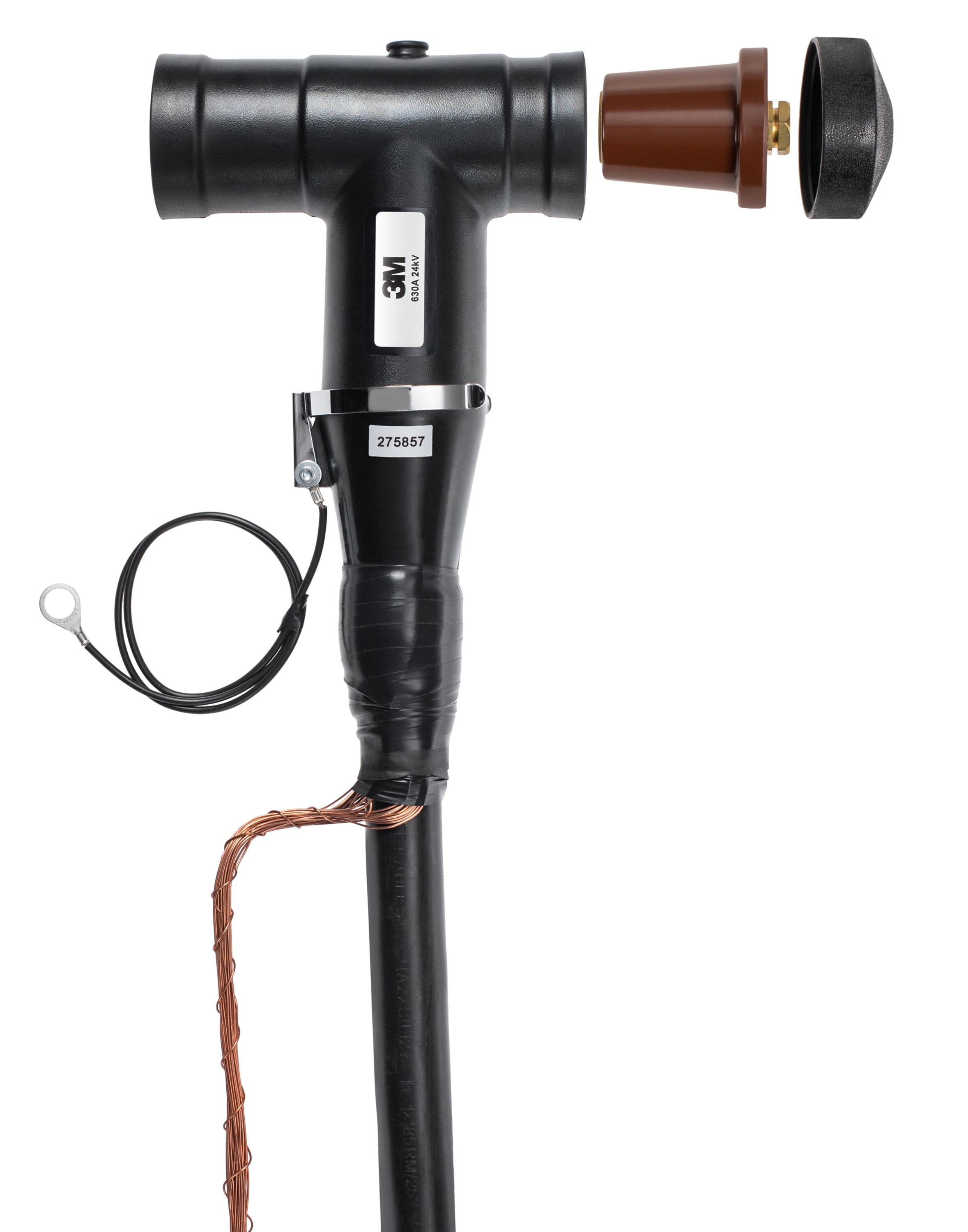 3M - 3M™ Kit connettore separabile 94-EE, 995-6 MC, 150-240, 36 kV, spina a T 630A, confezione da 3 fasi