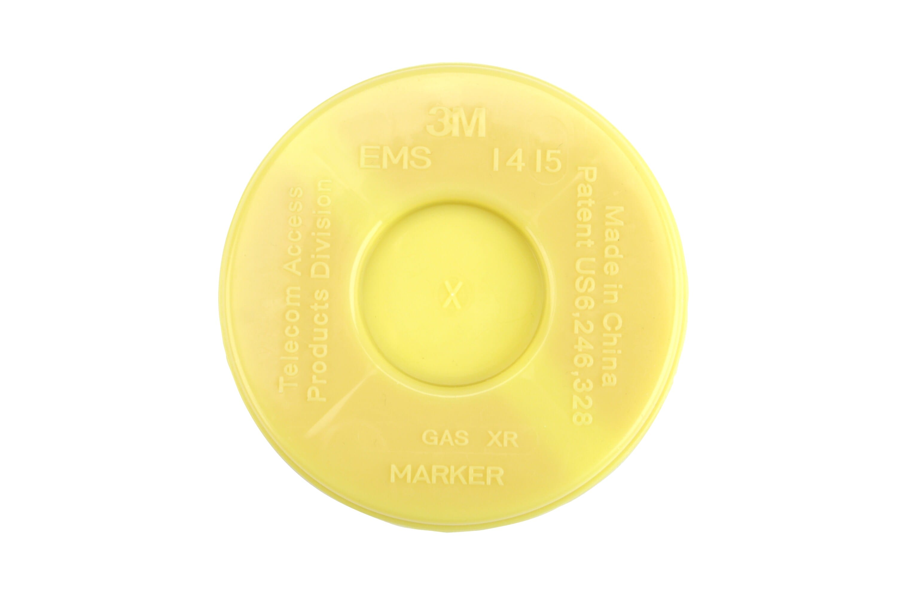 3M - Marker a disco 3M™ 1415-XR, Linee del gas, Giallo, 210/confezione