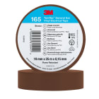 3M - 3M™ Temflex™ 165 Nastro isolante in vinile, Marrone, 19 mm x 25 m