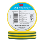 3M - 3M™ Temflex™ 165 Nastro isolante in vinile, Verde/Giallo, 19 mm x 25 m