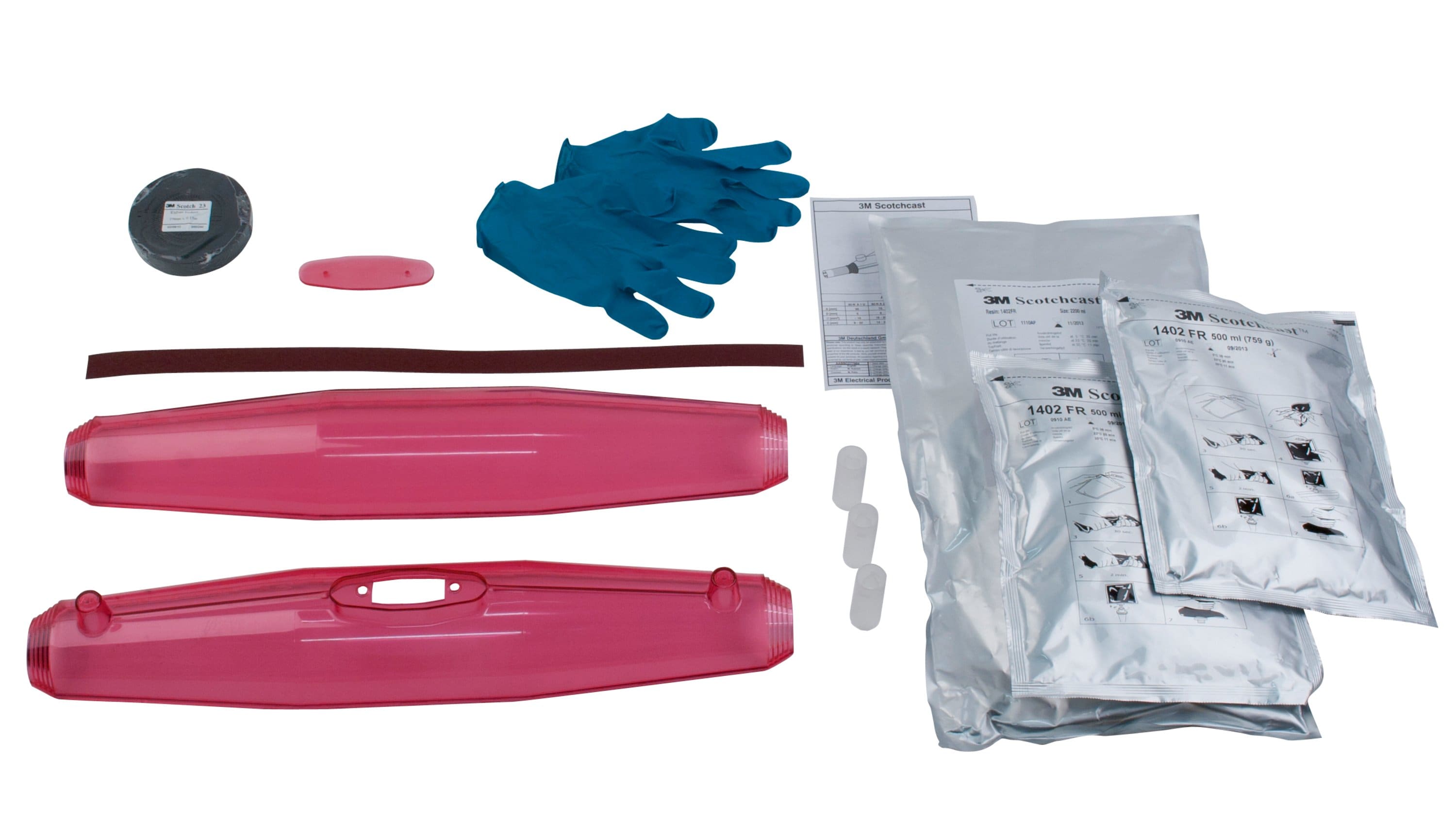 3M - Kit in resina 3M™ Scotchcast™ FR serie 92-NAU dimensione A7. Adatto per isolamenti fino a 6 kV.