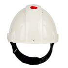 3M - Elmetto 3M™, Uvicator, blocco su perno, ventilato, fascia antisudore in pelle, bianco, G3000DUV-VI