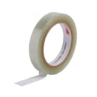 3M - 3M™ Nastro elettrico in poliestere 5, colore traslucente, adesivo acrilico resistente all'olio e solventi, pretagliato 50mm x 66mt - conferzione 4 rotoli.