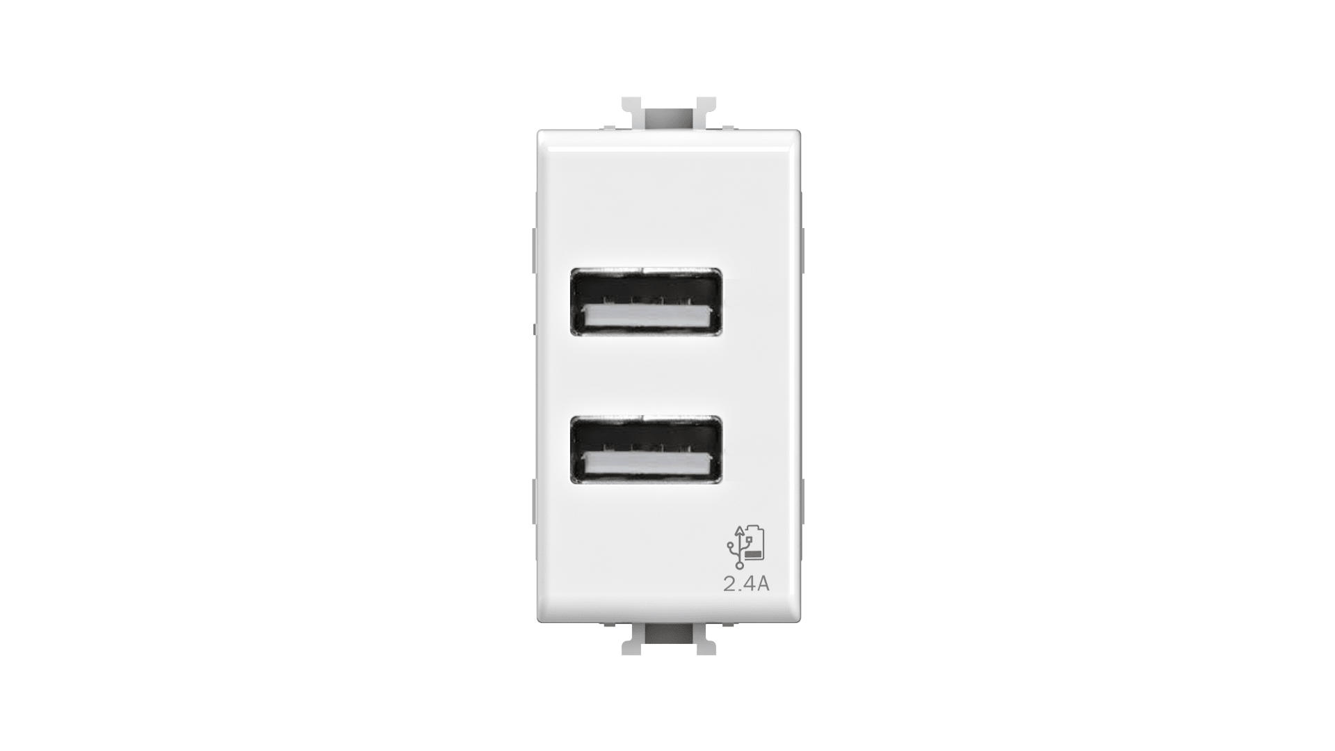 4BOX - USB 2.4 BTICINO MATIX BIANCA