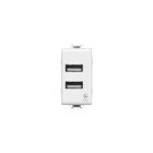 4BOX - USB 2.4 BTICINO MATIX BIANCA
