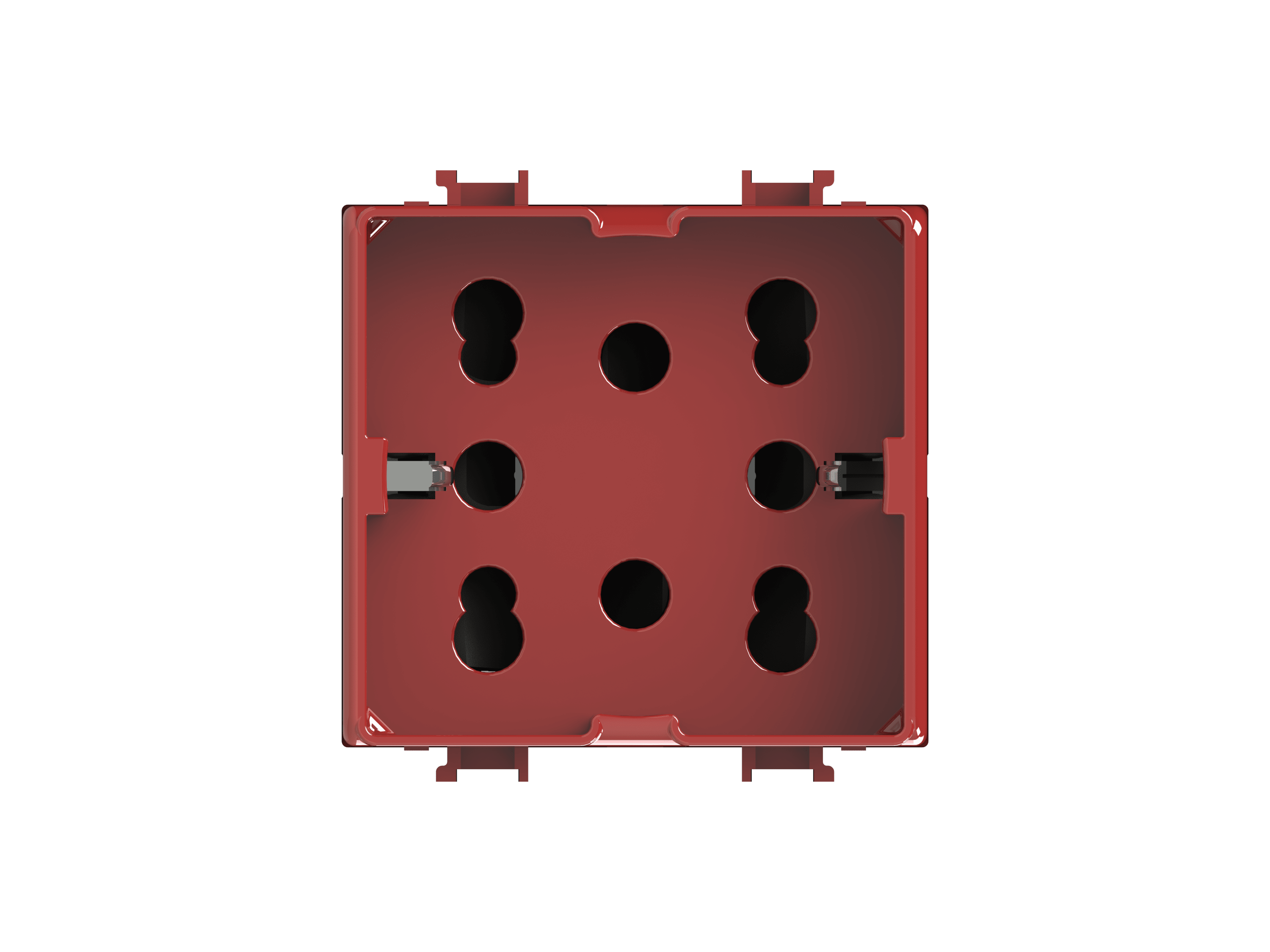4BOX - SIDE BTICINO MATIX ROSSA